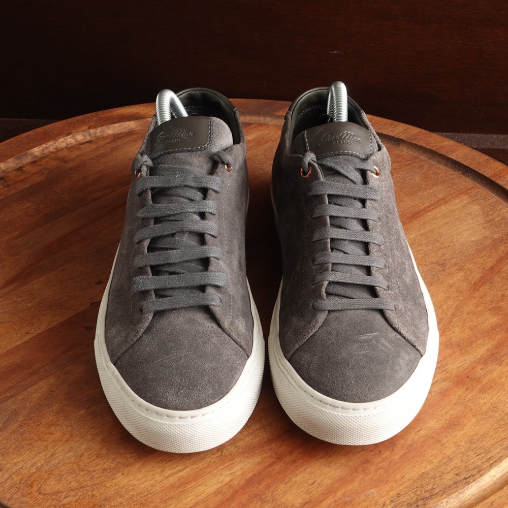 Good Man Brand Sneakers Mens Size 9 Gray Edge Modern Casual Contemporary Shoes - Picture 2 of 15